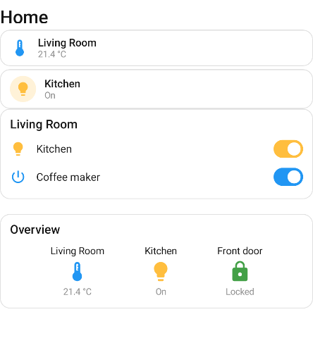 Terrazzo · Home Assistant RemoteCompose preview