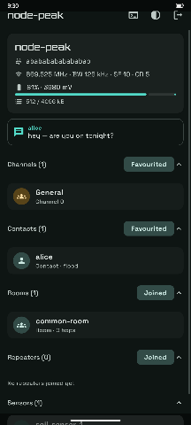 MeshCore Mobile preview